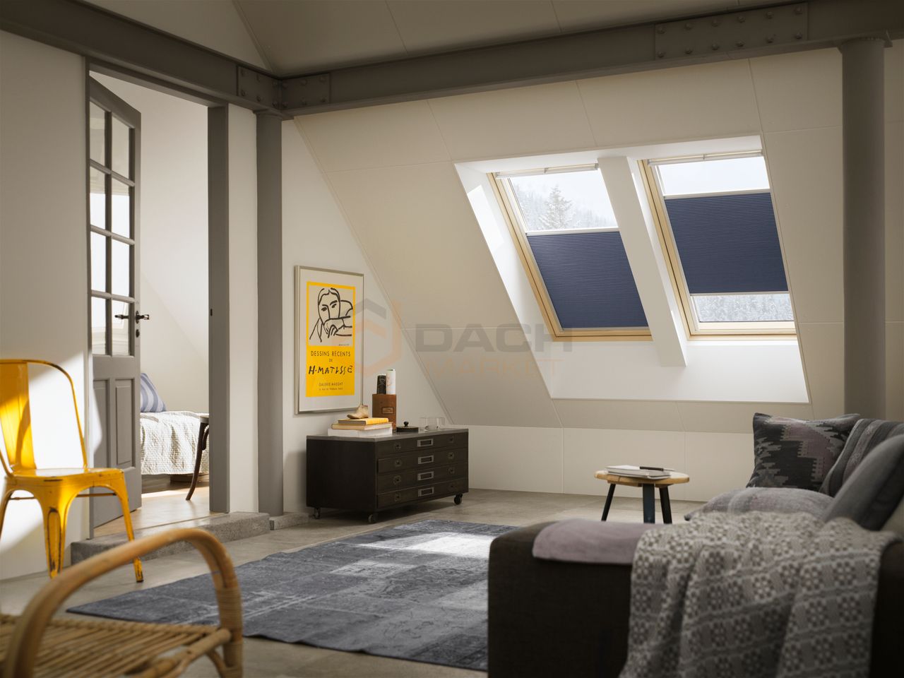 Roleta plisowana Velux FHC